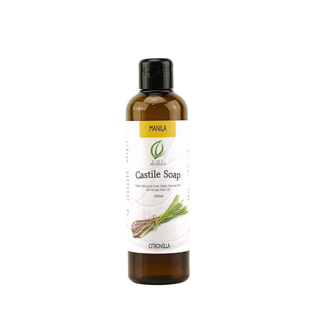 Citronella Manila Castile Soap bottle 250ml