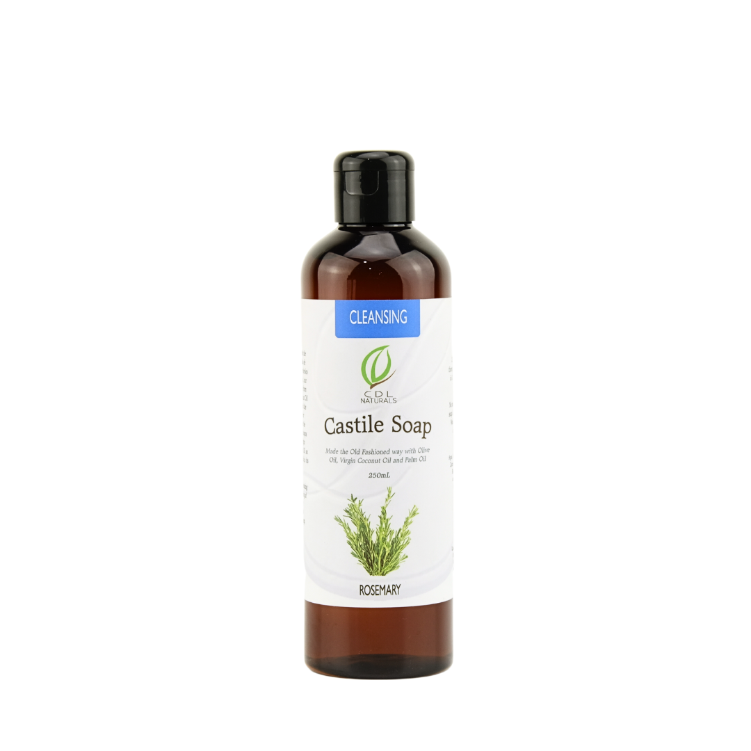 Rosemary Cleansing Castile Soap bottle 250mL