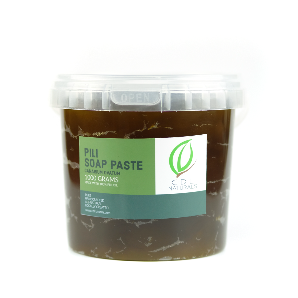 Unscented Pili Castile Soap Paste 1kg tub