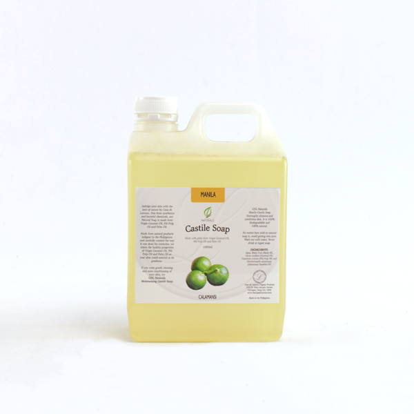 Calamansi Manila Castile Soap bottle 1 liter