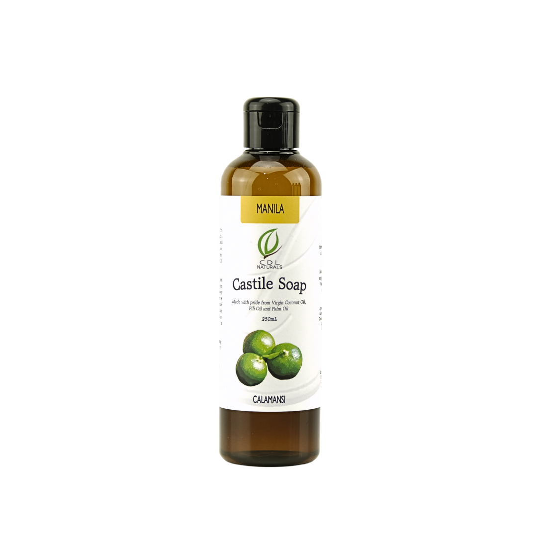 Calamansi Manila Castile Soap bottle 250mL