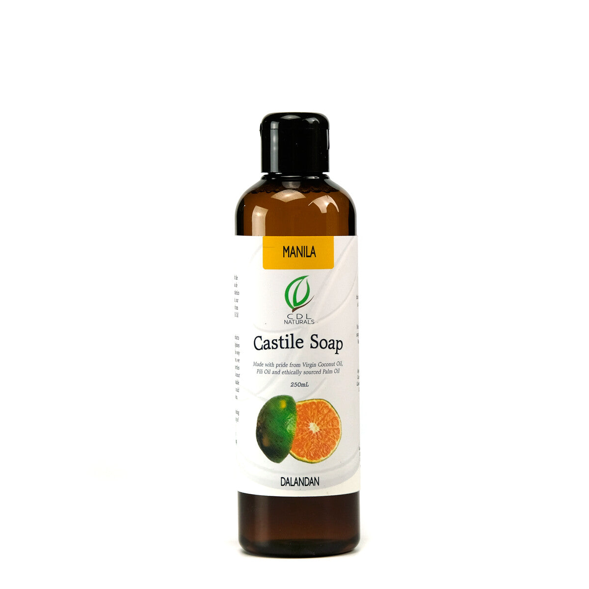 Dalandan Manila Castile Soap bottle 250ml