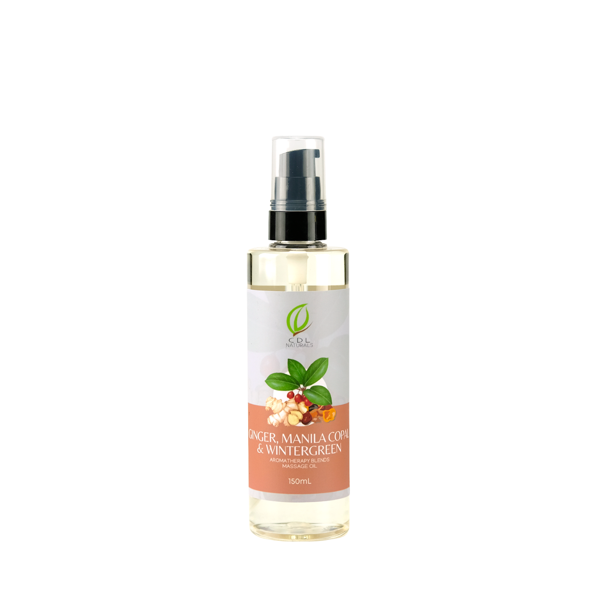 Ginger Manila Copal & Wintergreen Massage Oil