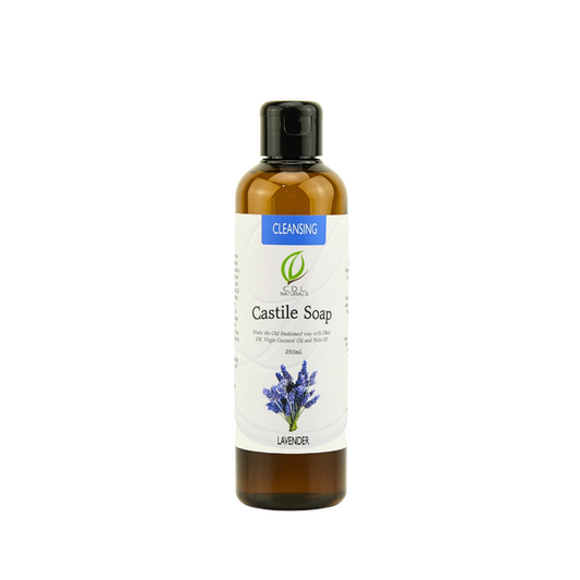 Lavender Cleansing Castile Soap bottle 250mL