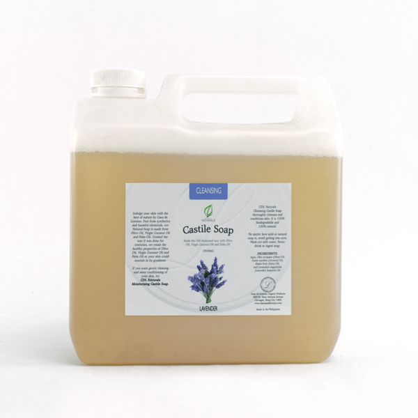 Lavender Cleansing Castile Soap bottle 4000mL