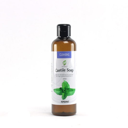 Peppermint Cleansing Castile Soap bottle 250mL