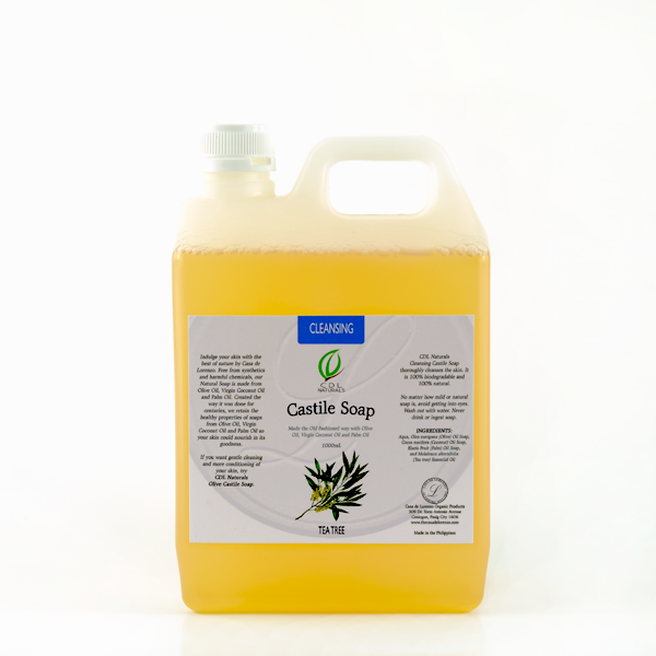 Tea Tree Cleansing Castile Soap bottle 1000mL