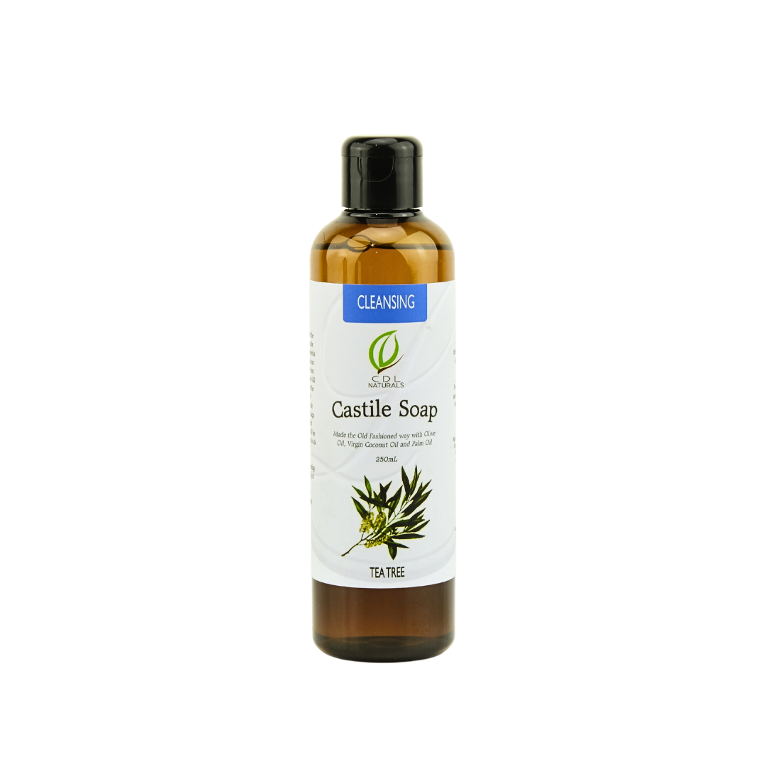 Tea Tree Cleansing Castile Soap bottle 250mL