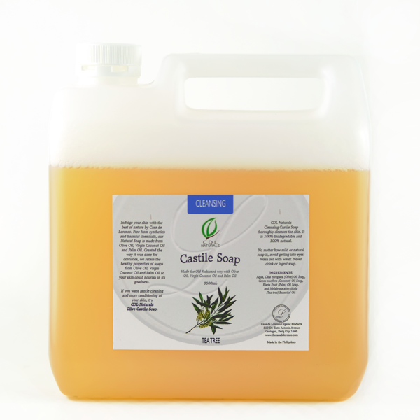 Tea Tree Cleansing Castile Soap bottle 4000mL