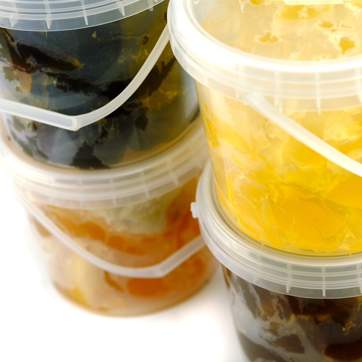 Stacked Collection Unscented Castile Soap Paste Assorted 1kg