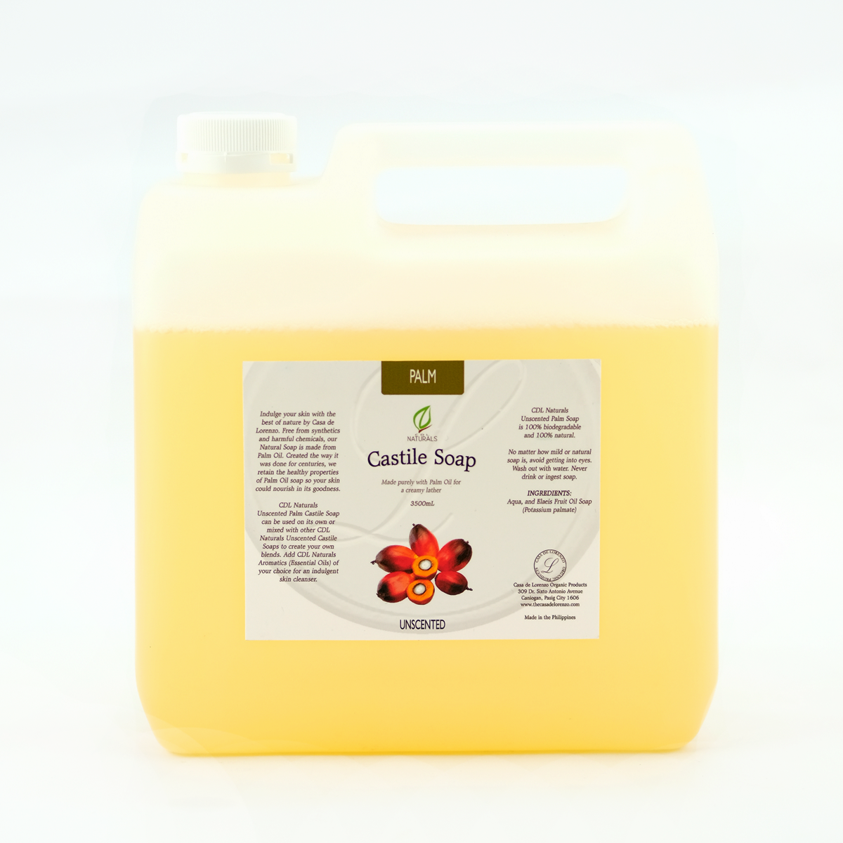 Unscented Palm Castile Soap