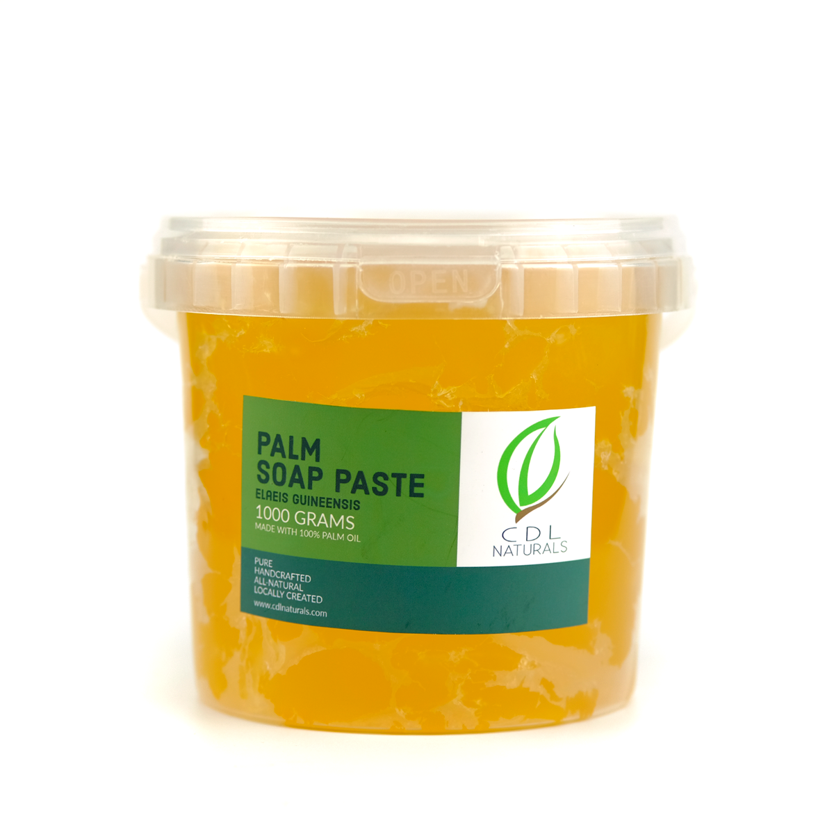Unscented Palm Castile Soap Paste 1kg tub